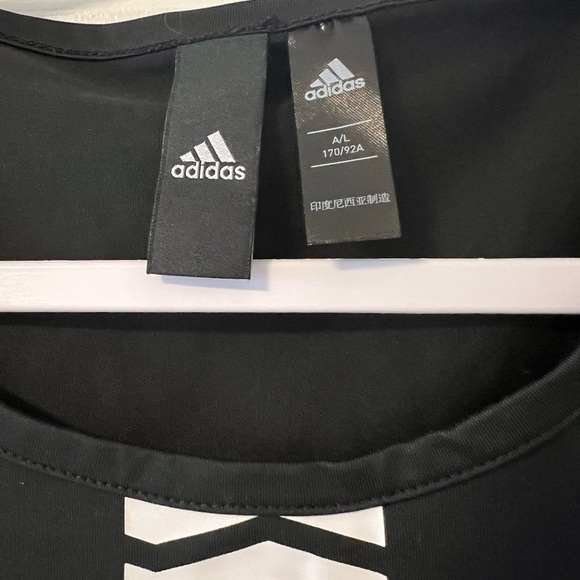 Adidas Black and White Sport Tank Top - Picture 2 of 3